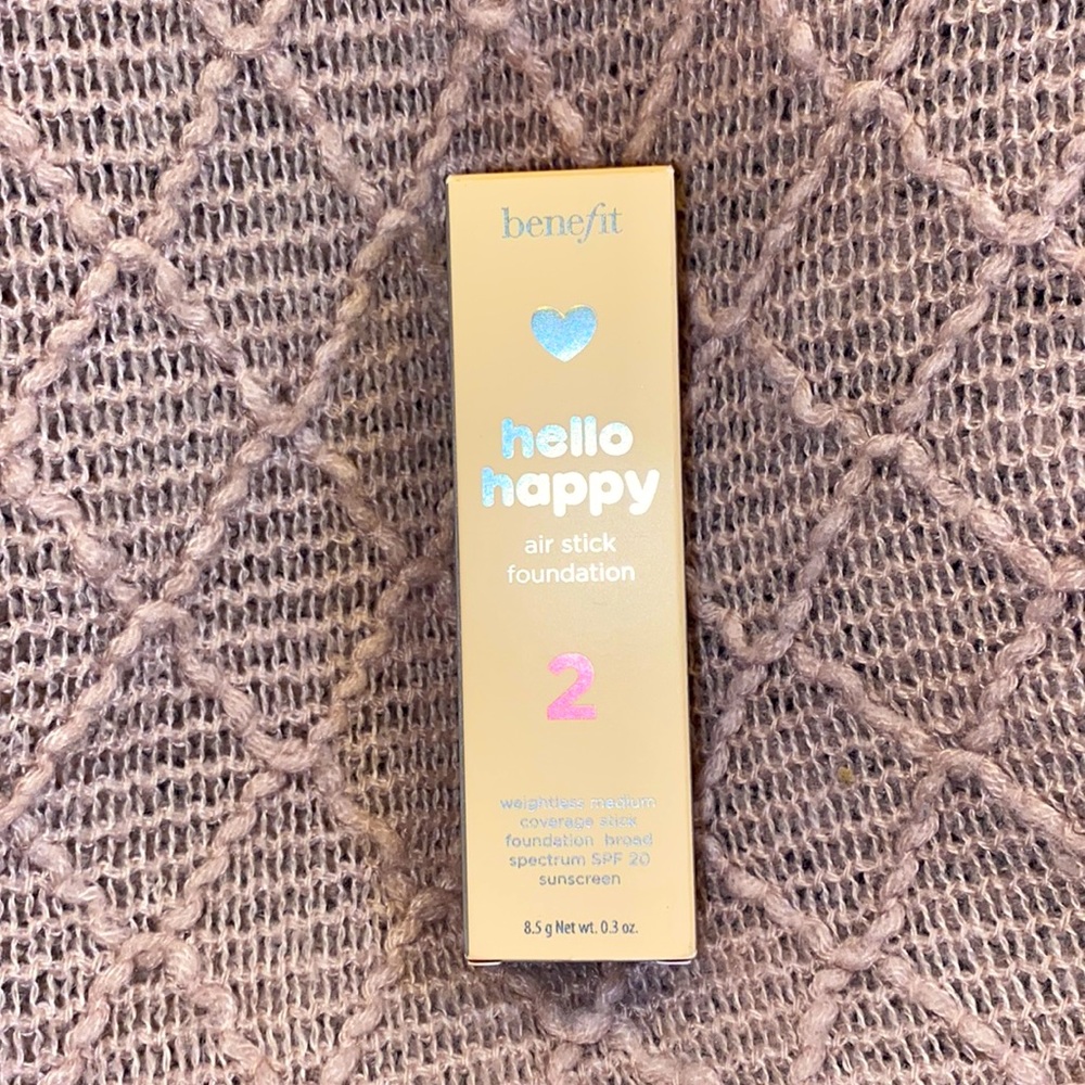 Benefit | hello happy | air stick foundation | 2 | NWT